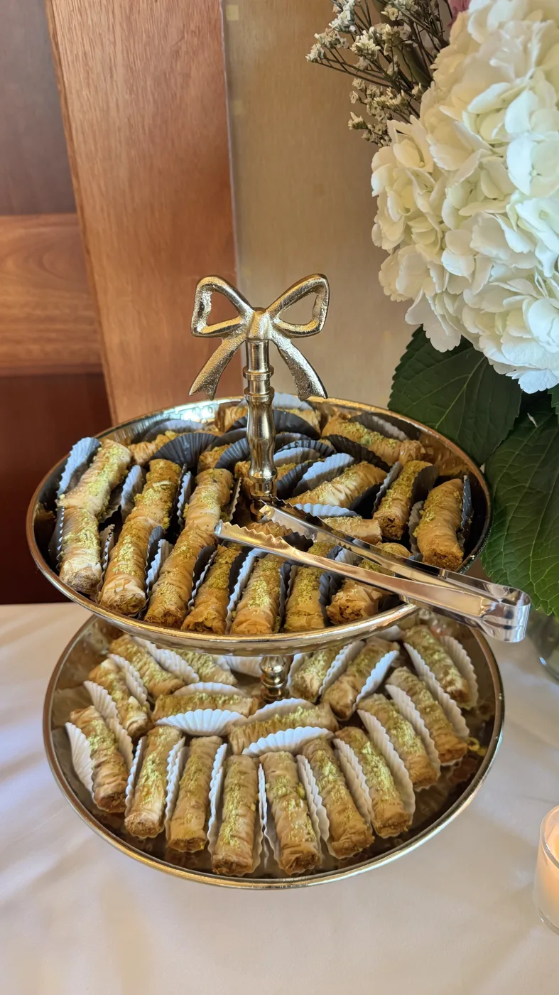 Darna Sweets platter of assorted homemade baked sweets